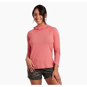 KUHL Suprima Hoodie Sweater Arabesque Pink Size XL
